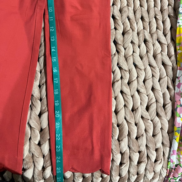 NWT j crew Winnie pant. Peach color - Picture 3 of 5